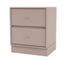 Billede af Montana Selection Drift Skuffebord med sokkel 7 cm 35,4x35,4x30 cm - 137 Mushroom