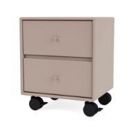Billede af Montana Selection Drift Skuffebord på hjul 35,4x35,4x30 cm - 137 Mushroom