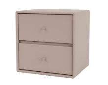 Billede af Montana Selection Drift Skuffebord med ophængsbeslag 35,4x35,4x30 cm - 137 Mushroom