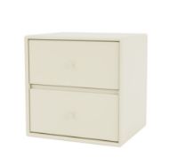 Billede af Montana Selection Drift Skuffebord med ophængsbeslag 35,4x35,4x30 cm - 150 Vanilla