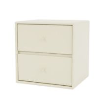 Billede af Montana Selection Drift Skuffebord med ophængsbeslag 35,4x35,4x30 cm - 150 Vanilla