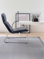 Billede af Woodnotes San Francisco Carpet Sewn Edges 140x200 cm - Grey/Stone