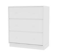Billede af Montana QS Selection Carry Kommode med sokkel 7 cm 69,6x69,6x38 cm - 101 New White