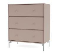 Billede af Montana Selection Carry Kommode med ben 69,6x69,6x38 cm - 137 Mushroom / Chrome