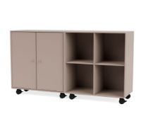 Billede af Montana Selection Pair Skænk på hjul 139,2x69,6x38 cm - 137 Mushroom