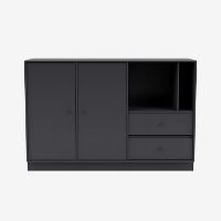 Billede af Montana Mega 201203 Skænk med sokkel 7 cm 115,2x38 cm - 04 Anthracite