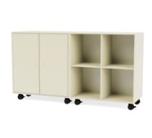 Billede af Montana Selection Pair Skænk på hjul 139,2x69,6x38 cm - 150 Vanilla