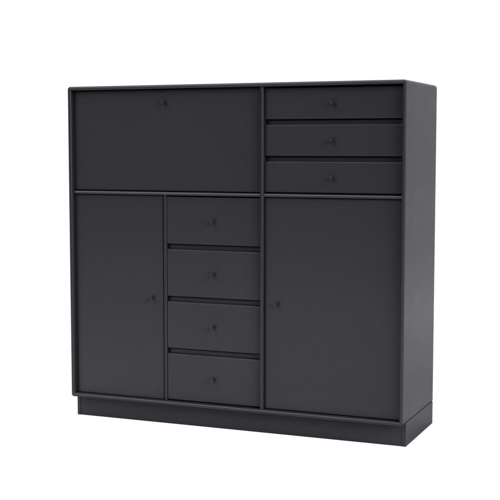 Billede af Montana Mega 201802 Skænk med sokkel 7 cm 115,2x38 cm - 04 Anthracite