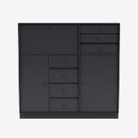 Billede af Montana Mega 201802 Skænk med sokkel 7 cm 115,2x38 cm - 04 Anthracite