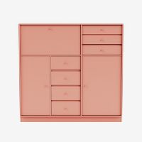 Billede af Montana Mega 201802 Skænk med sokkel 7 cm 115,2x38 cm - 151 Rhubarb