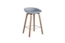 Billede af HAY AAS 33 Barstol Low Polstret SH: 65 cm - Atlas 711/Walnut 