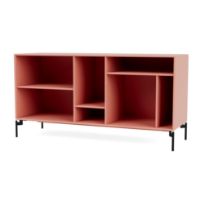 Billede af Montana Mega 200801 Skænk med ben 115,2x38 cm - 151 Rhubarb / Black