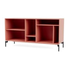 Billede af Montana Mega 200801 Skænk med ben 115,2x38 cm - 151 Rhubarb / Black