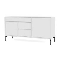 Billede af Montana Mega 200802 Skænk med ben 115,2x38 cm - 101 NewWhite / Black
