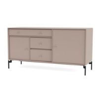 Billede af Montana Mega 200802 Skænk med ben 115,2x38 cm - 137 Mushroom / Black