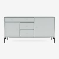 Billede af Montana Mega 200802 Skænk med ben 115,2x38 cm - 156 Oyster / Black