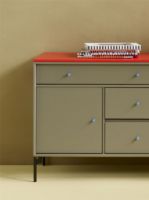 Billede af Montana Mega 200802 Skænk med ben 115,2x38 cm - 156 Oyster / Black