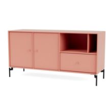 Billede af Montana Mega 200803 Skænk med ben 115,2x38 cm - 151 Rhubarb / Black