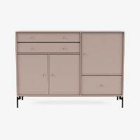 Billede af Montana Mega 201202 Skænk med ben 115,2x38 cm - 137 Mushroom / Black