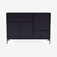 Billede af Montana Mega 201202 Skænk med ben 115,2x38 cm - 147 Shadow / Black