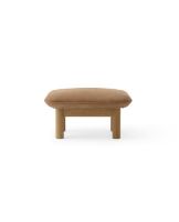 Billede af Audo Copenhagen Brasilia Ottoman H: 40 cm - Natural Oak/Dunes Cognac 21004