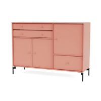 Billede af Montana Mega 201202 Skænk med ben 115,2x38 cm - 151 Rhubarb / Black