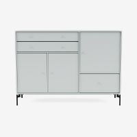 Billede af Montana Mega 201202 Skænk med ben 115,2x38 cm - 156 Oyster / Black