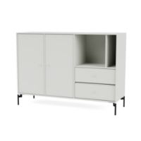 Billede af Montana Mega 201203 Skænk med ben 115,2x38 cm - 101 NewWhite / Black