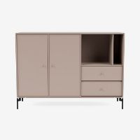 Billede af Montana Mega 201203 Skænk med ben 115,2x38 cm - 137 Mushroom / Black