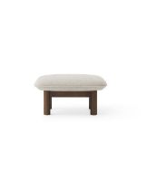 Billede af Audo Copenhagen Brasilia Ottoman H: 40 cm - Dark Stained Oak/Moss 0011