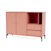 Billede af Montana Mega 201203 Skænk med ben 115,2x38 cm - 151 Rhubarb / Black