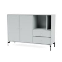 Billede af Montana Mega 201203 Skænk med ben 115,2x38 cm - 156 Oyster / Black