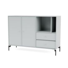 Billede af Montana Mega 201203 Skænk med ben 115,2x38 cm - 156 Oyster / Black