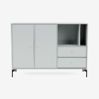 Billede af Montana Mega 201203 Skænk med ben 115,2x38 cm - 156 Oyster / Black