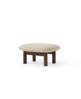 Billede af Audo Copenhagen Brasilia Ottoman H: 40 cm - Walnut/Bouclé 02  