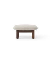 Billede af Audo Copenhagen Brasilia Ottoman H: 40 cm - Walnut/Moss 0011