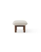 Billede af Audo Copenhagen Brasilia Ottoman H: 40 cm - Walnut/Moss 0011