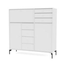 Billede af Montana Mega 201802 Skænk med ben 115,2x38 cm - 101 NewWhite / Black