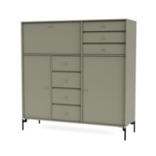 Billede af Montana Mega 201802 Skænk med ben 115,2x38 cm - 144 Fennel / Black