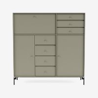 Billede af Montana Mega 201802 Skænk med ben 115,2x38 cm - 144 Fennel / Black