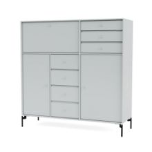 Billede af Montana Mega 201802 Skænk med ben 115,2x38 cm - 156 Oyster / Black