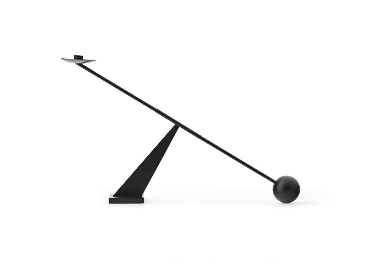 Billede af Audo Copenhagen Interconnect Candleholder Large H: 41,5 cm - Black