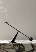 Billede af Audo Copenhagen Interconnect Candleholder Large H: 41,5 cm - Black