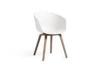 Billede af HAY AAC 22 About A Chair SH: 46 cm - Lacquered Walnut/White