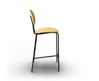 Billede af Sibast Furniture Piet Hein Bar Chair SH: 65 cm Black - Oiled Oak