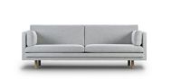 Billede af Juul 954 2 Pers. Sofa m. 2 Armpuder L: 220 cm - Amdal 130/Lakeret Eg