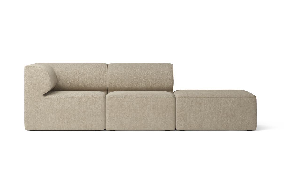 Billede af Audo Copenhagen Eave Hjørne Modulsofa 86 3 Pers. Venstrevendt med Puf L: 236 cm - Bouclé 02