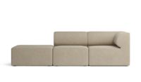Billede af Audo Copenhagen Eave Hjørne Modulsofa 86 3 Pers. Højrevendt med Puf L: 247 cm - Bouclé 02