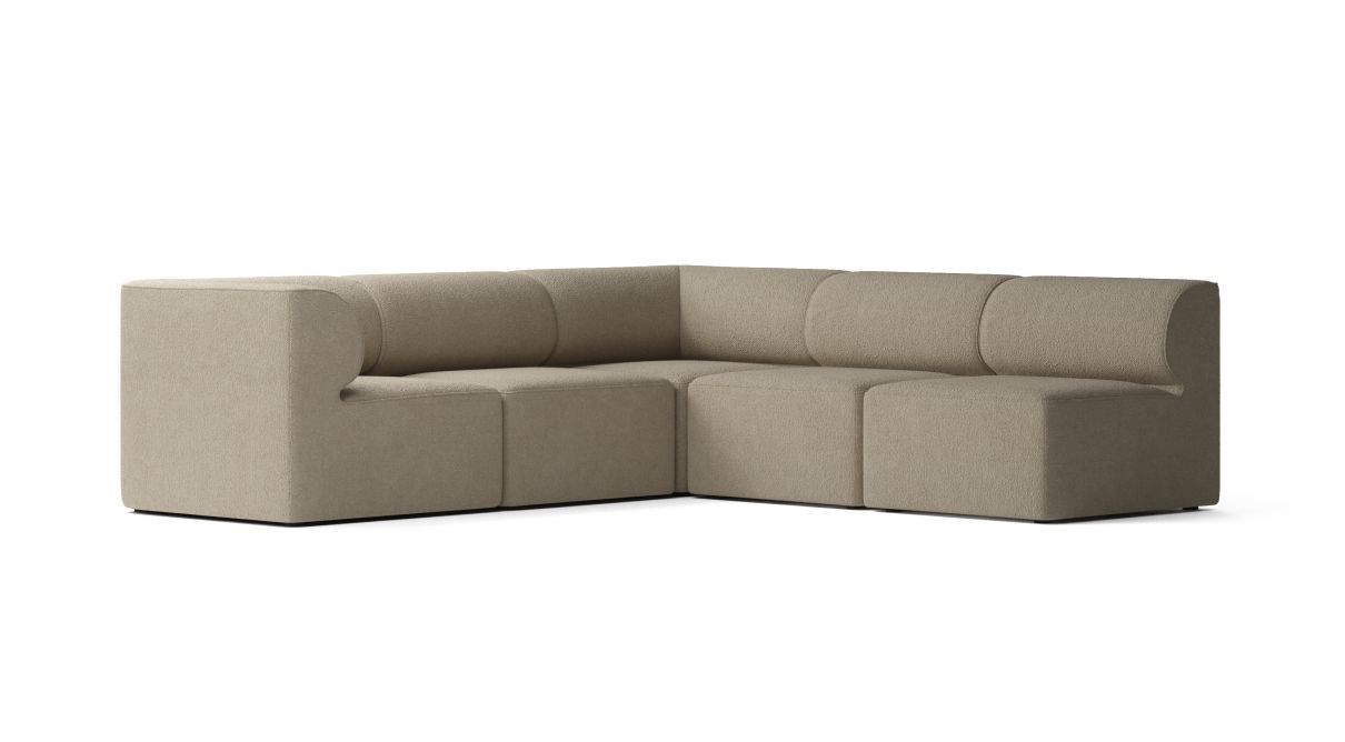 Billede af Audo Copenhagen Eave Hjørne Modulsofa 86 5 Pers. Venstrevendt L: 247 cm - Bouclé 02