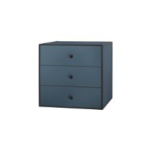 Billede af Audo Copenhagen Frame 49 49x49 cm inkl. 3 Skuffer - Fjord